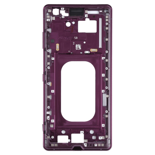 Middle Frame Bezel Plate for Sony Xperia XZ3(Purple) - Frame Bezel Plate by buy2fix | Online Shopping UK | buy2fix