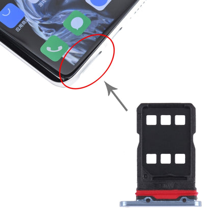 For Meizu 18  SIM Card Tray + SIM Card Tray (Blue) - For Meizu by buy2fix | Online Shopping UK | buy2fix