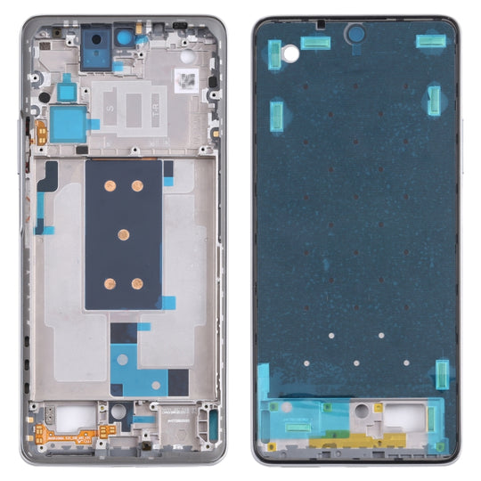 Original Frontgehäuse LCD Rahmen Einfassungsplatte für Xiaomi 11T / 11T Pro 21081111RG 2107113SG(Silber)