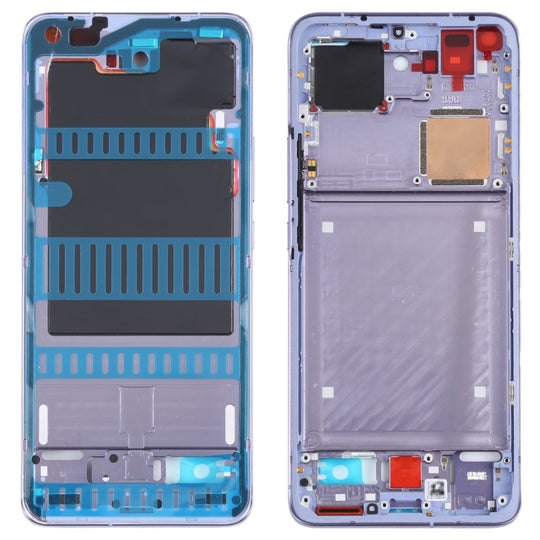 Original Frontgehäuse LCD Rahmen Blende für Xiaomi Mi 11 Pro M2102K1AC (Lila)
