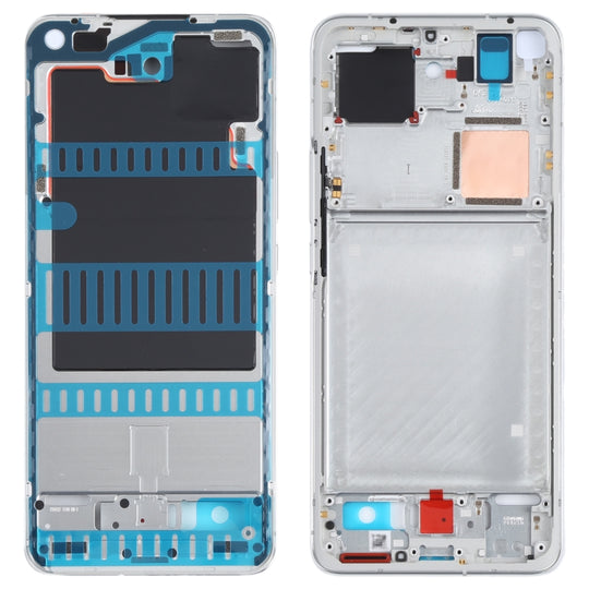 Original Frontgehäuse LCD Rahmen Blende für Xiaomi Mi 11 Pro M2102K1AC (Silber)