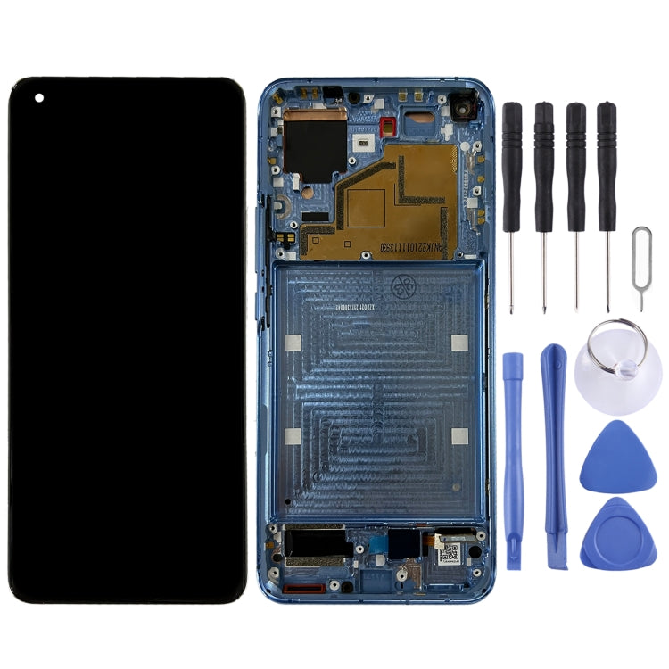 Original LCD Screen for Xiaomi Mi 11 M2011K2C, M2011K2G Digitizer Full Assembly with Frame(Blue) - LCD Screen by buy2fix | Online Shopping UK | buy2fix