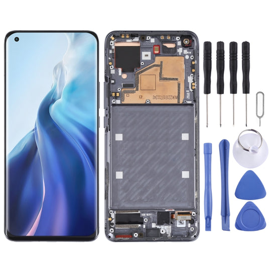 Écran LCD d'origine et numériseur complet avec cadre pour Xiaomi Mi 11 M2011K2C, M2011K2G