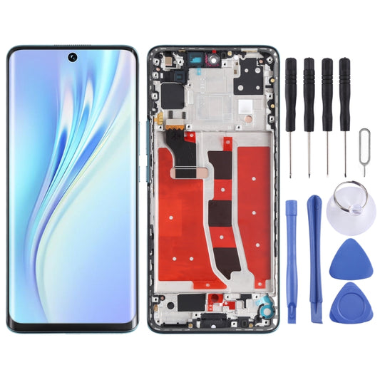 Original OLED LCD Screen for Honor V40 Lite Digitizer Full Assembly with Frame(Green) - LCD Screen by buy2fix | Online Shopping UK | buy2fix