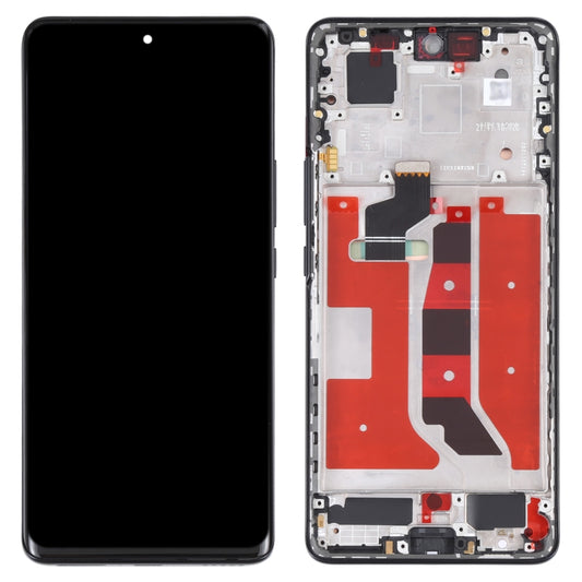 Original OLED LCD Screen for Honor 50 Digitizer Full Assembly with Frame(Black) - LCD Screen by buy2fix | Online Shopping UK | buy2fix