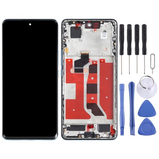 Original OLED LCD Screen for Honor 50 Digitizer Full Assembly with Frame(Green) - LCD Screen by buy2fix | Online Shopping UK | buy2fix
