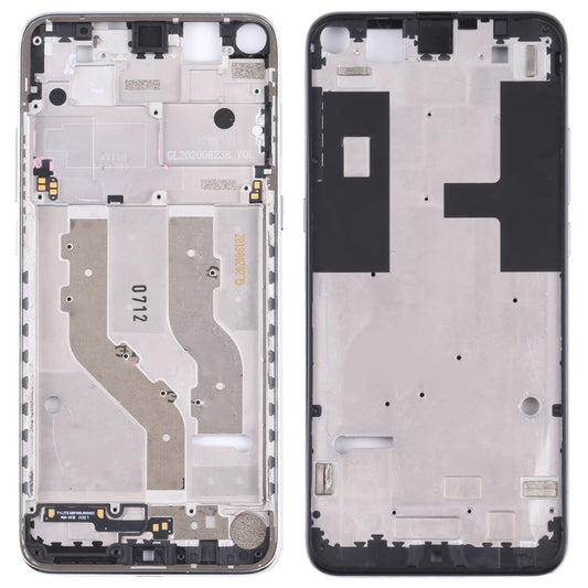 Original Front Housing LCD Frame Bezel Plate for TCL 10L / 10 Lite T770H, T770B (Silver) - For TCL by buy2fix | Online Shopping UK | buy2fix