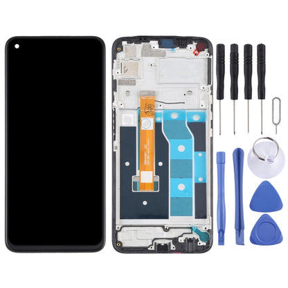 LCD Screen and Digitizer Full Assembly with Frame for OPPO Realme Narzo by buy2fix