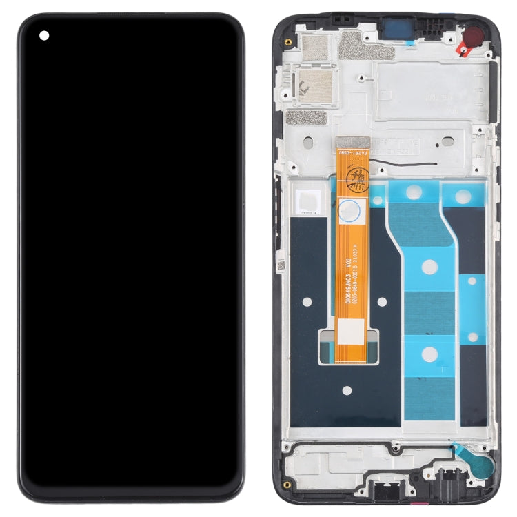 LCD Screen and Digitizer Full Assembly with Frame for OPPO Realme Narzo by buy2fix