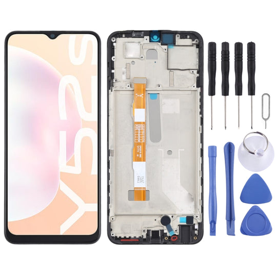 LCD-Bildschirm und Digitizer-Vollmontage mit Rahmen für Vivo Y52s V2057A