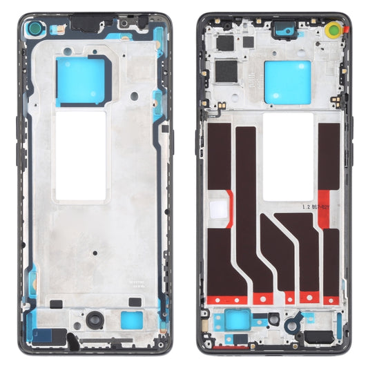 For OPPO Realme X7 Pro Ultra Original Front Housing LCD Frame Bezel Plate (Black) - Frame Bezel Plate by buy2fix | Online Shopping UK | buy2fix