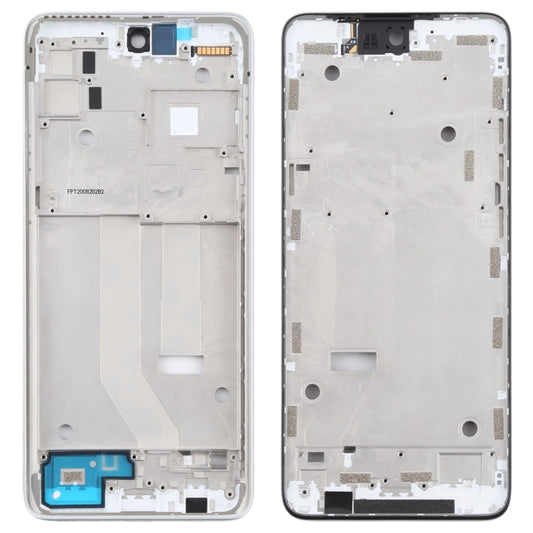 Original Front Housing LCD Frame Bezel Plate for Motorola Moto G 5G (Silver) - Frame Bezel Plate by buy2fix | Online Shopping UK | buy2fix