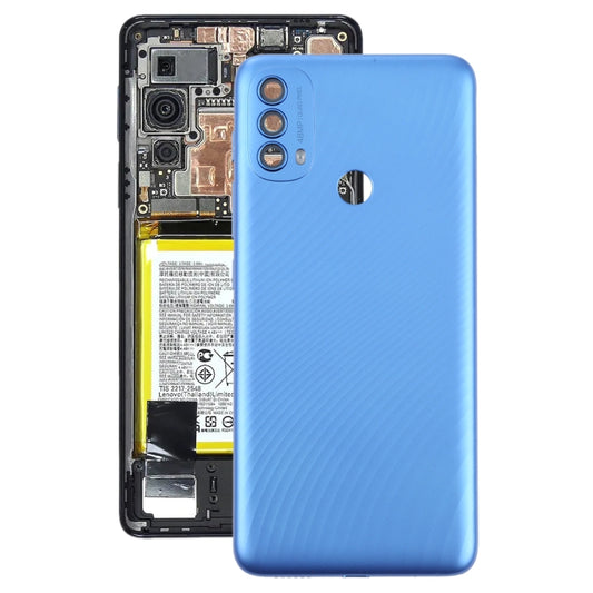 Original Battery Back Cover for Motorola Moto E40 / E30(Blue) - Back Cover by buy2fix | Online Shopping UK | buy2fix
