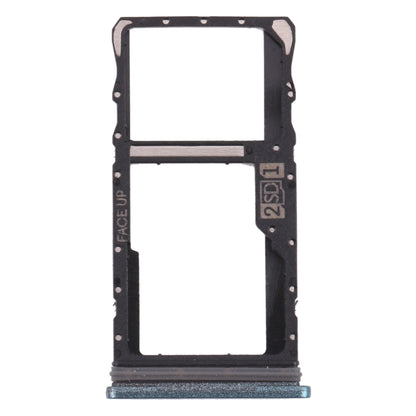 For Motorola Moto G50 SIM Card Tray + Micro SD Card Tray (Green) - Card Socket by buy2fix | Online Shopping UK | buy2fix