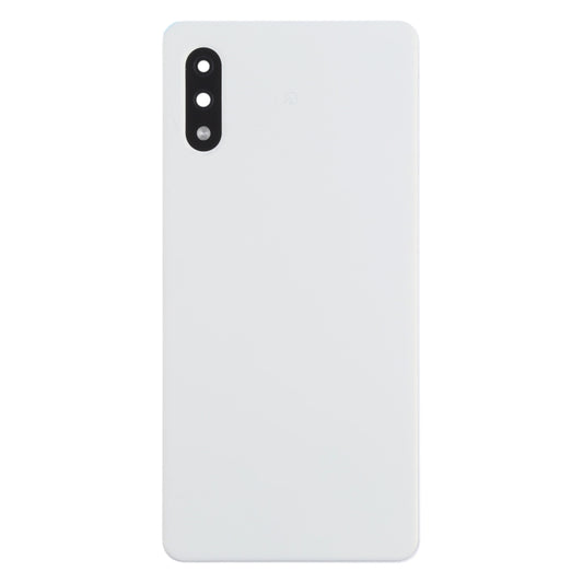 Battery Back Cover with Camera Lens Cover for Sony Xperia Ace II SO-41B(White) - Back Cover by buy2fix | Online Shopping UK | buy2fix