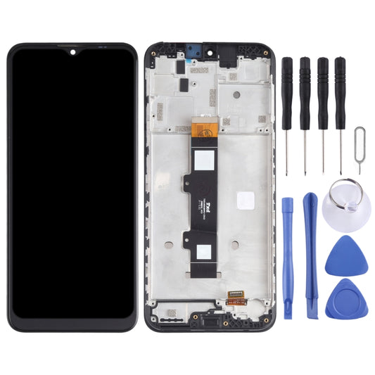 TFT LCD Screen for Motorola Moto G20 XT2128-1 XT2128-2 Digitizer Full Assembly with Frame (Black) - LCD Screen by buy2fix | Online Shopping UK | buy2fix