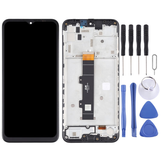 TFT LCD Screen for Motorola Moto G30 XT2129-1 XT2129-2 Digitizer Full Assembly with Frame (Black) - LCD Screen by buy2fix | Online Shopping UK | buy2fix