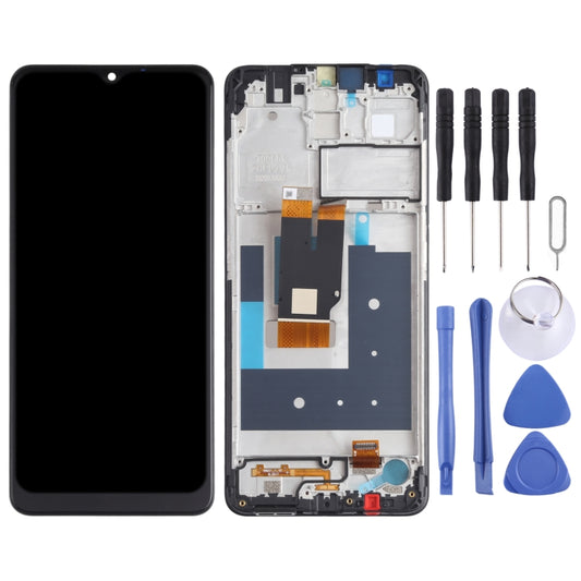 LCD Screen and Digitizer Full Assembly with Frame for Nokia 2.4 TA-1277 TA-1275 TA-1274 TA-1270(Black) - LCD Screen by buy2fix | Online Shopping UK | buy2fix