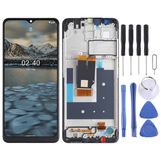 LCD Screen and Digitizer Full Assembly with Frame for Nokia 2.4 TA-1277 TA-1275 TA-1274 TA-1270(Black) - LCD Screen by buy2fix | Online Shopping UK | buy2fix