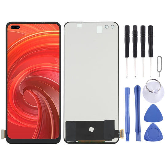 TFT-Material LCD-Bildschirm und Digitizer-Vollmontage (unterstützt keine Fingerabdruckidentifikation) für OPPO Realme X50 Pro 5G / OnePlus Nord RMX2075 RMX2071 RMX2076