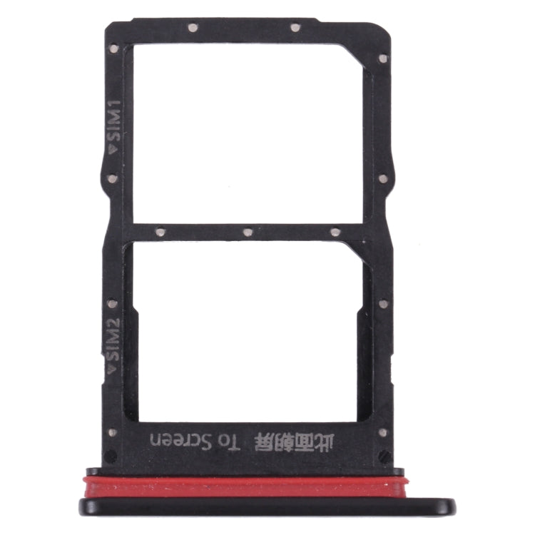 SIM Card Tray + SIM Card Tray for Huawei Nova 8 se Youth (Black) - Card Socket by buy2fix | Online Shopping UK | buy2fix