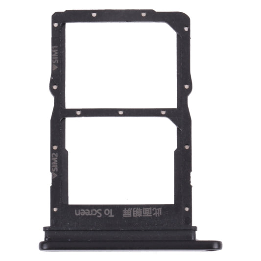 SIM Card Tray + SIM Card Tray for Huawei Nova 8 (Black) - Card Socket by buy2fix | Online Shopping UK | buy2fix