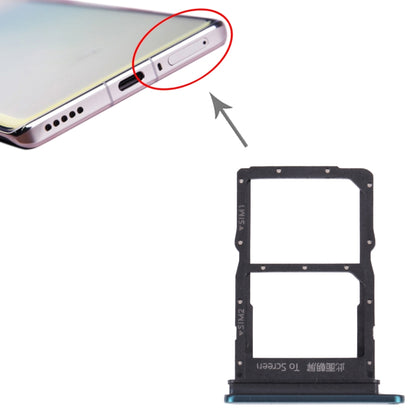 SIM Card Tray + SIM Card Tray for Huawei Nova 8 (Green) - Card Socket by buy2fix | Online Shopping UK | buy2fix
