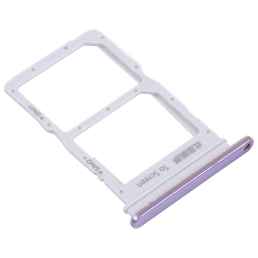 SIM Card Tray + SIM Card Tray for Huawei Nova 8 (Purple) - Card Socket by buy2fix | Online Shopping UK | buy2fix