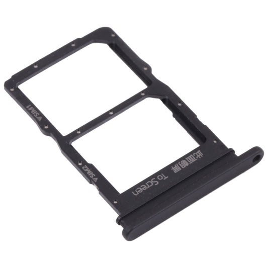 SIM Card Tray + SIM Card Tray for Honor Play5 5G (Black) - Card Tray by buy2fix | Online Shopping UK | buy2fix