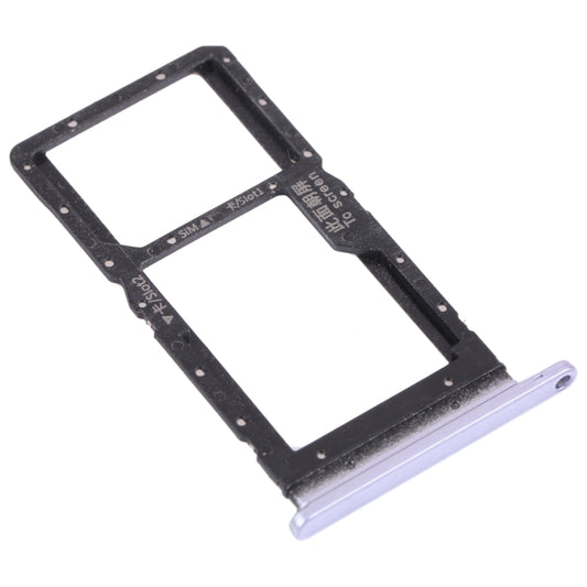 SIM Card Tray + SIM Card Tray / Micro SD Card Tray for Honor play 5T (Purple) - Card Tray by buy2fix | Online Shopping UK | buy2fix