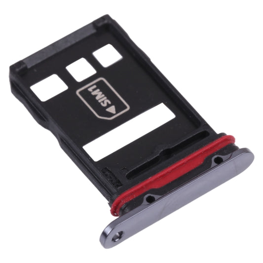 SIM Card Tray + NM Card Tray for Huawei Mate 40 Pro+(Black) - Card Socket by buy2fix | Online Shopping UK | buy2fix