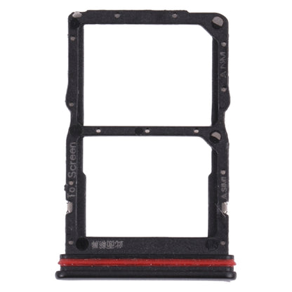 SIM Card Tray + NM Card Tray for Huawei nova 7 SE 5G Youth (Black) by buy2fix