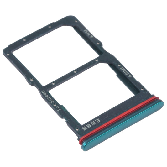 SIM Card Tray + NM Card Tray for Huawei nova 7 SE 5G Youth (Green) - Card Socket by buy2fix | Online Shopping UK | buy2fix