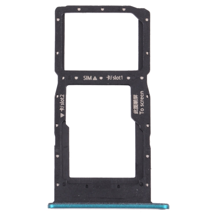 SIM Card Tray + SIM Card Tray / Micro SD Card Tray for Huawei Enjoy 20 5G (Green) by buy2fix