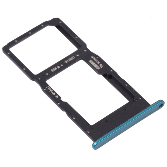 SIM Card Tray + SIM Card Tray / Micro SD Card Tray for Huawei Enjoy 20 5G (Green) - Card Socket by buy2fix | Online Shopping UK | buy2fix