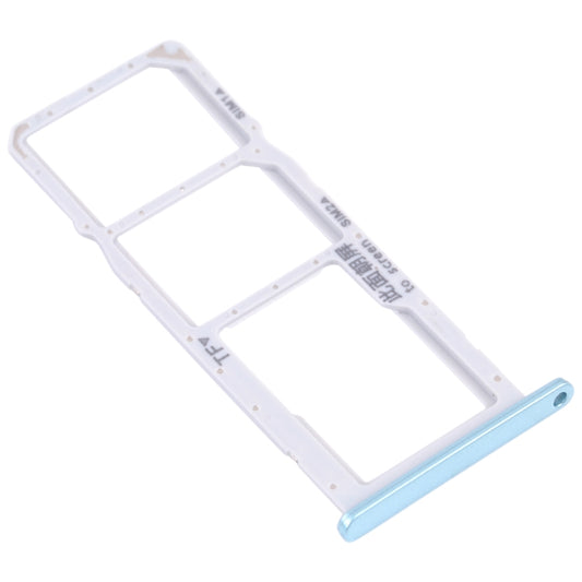 SIM Card Tray + SIM Card Tray + Micro SD Card Tray for Honor 9A(Blue) - Card Tray by buy2fix | Online Shopping UK | buy2fix
