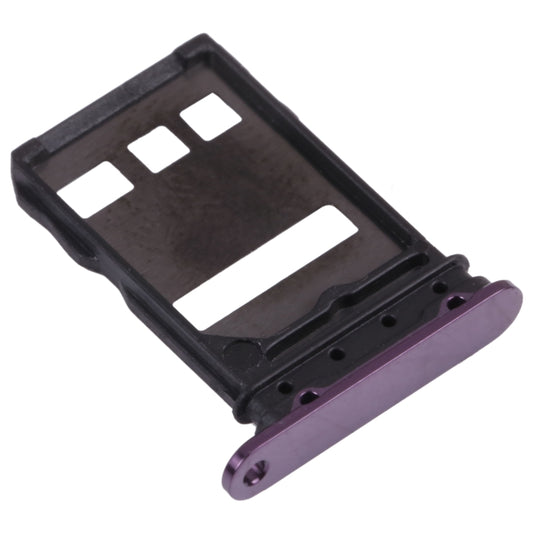 SIM Card Tray + NM Card Tray for Huawei Mate 30E Pro 5G (Dark Purple) - Card Socket by buy2fix | Online Shopping UK | buy2fix