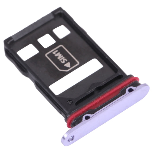 SIM Card Tray + NM Card Tray for Huawei Mate 30E Pro 5G (Purple) - Card Socket by buy2fix | Online Shopping UK | buy2fix
