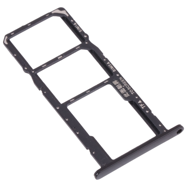 SIM Card Tray + SIM Card Tray + Micro SD Card Tray for Huawei Y5 lite (2018) (Black) - Card Socket by buy2fix | Online Shopping UK | buy2fix