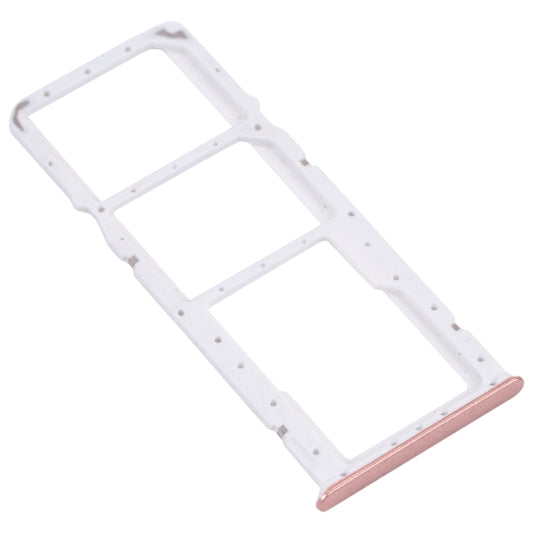 SIM Card Tray + SIM Card Tray + Micro SD Card Tray for Huawei Y9 (2018) (Pink) - Card Socket by buy2fix | Online Shopping UK | buy2fix