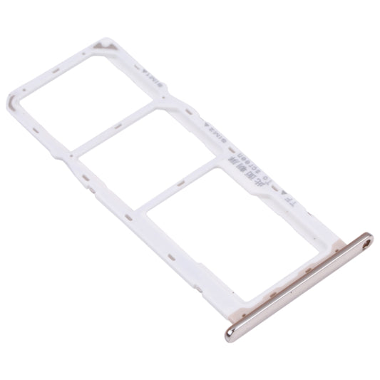 SIM Card Tray + SIM Card Tray + Micro SD Card Tray for Huawei Y6 (2018) (Silver) - Card Socket by buy2fix | Online Shopping UK | buy2fix