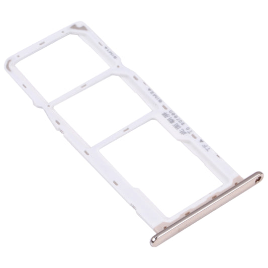 SIM Card Tray + SIM Card Tray + Micro SD Card Tray for Huawei Enjoy 8e (Silver) - Card Socket by buy2fix | Online Shopping UK | buy2fix