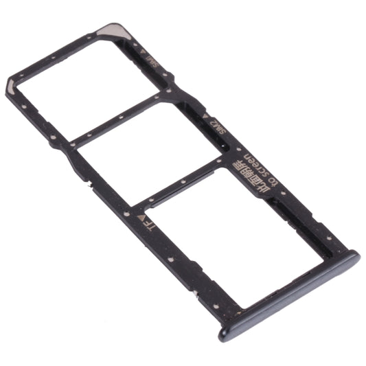 SIM Card Tray + SIM Card Tray + Micro SD Card Tray for Huawei Nova 2 Lite / Y7 Prime (2018) (Black) - Card Socket by buy2fix | Online Shopping UK | buy2fix