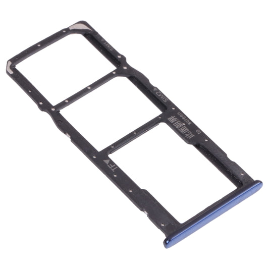SIM Card Tray + SIM Card Tray + Micro SD Card Tray for Huawei Nova 2 Lite / Y7 Prime (2018) (Blue) - Card Socket by buy2fix | Online Shopping UK | buy2fix