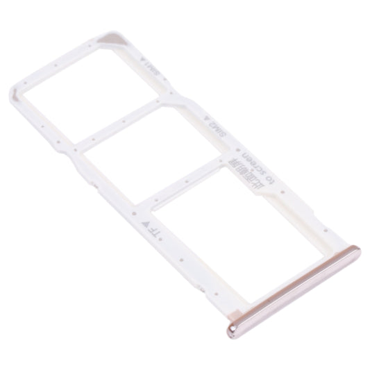 SIM Card Tray + SIM Card Tray + Micro SD Card Tray for Huawei Nova 2 Lite / Y7 Prime (2018) (Silver) - Card Socket by buy2fix | Online Shopping UK | buy2fix