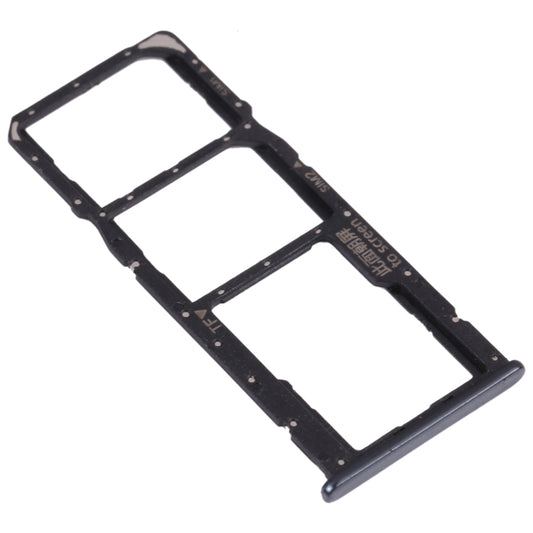 SIM Card Tray + SIM Card Tray + Micro SD Card Tray for Huawei Y7 Pro 2018 (Black) - Card Socket by buy2fix | Online Shopping UK | buy2fix