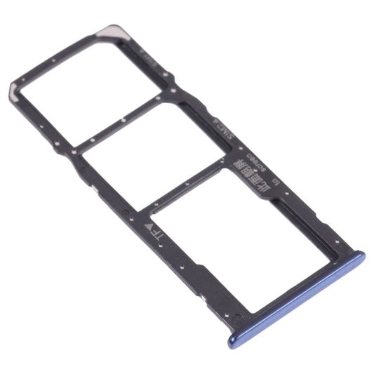 SIM Card Tray + SIM Card Tray + Micro SD Card Tray for Huawei Y7 Pro 2018 (Blue) - Card Socket by buy2fix | Online Shopping UK | buy2fix