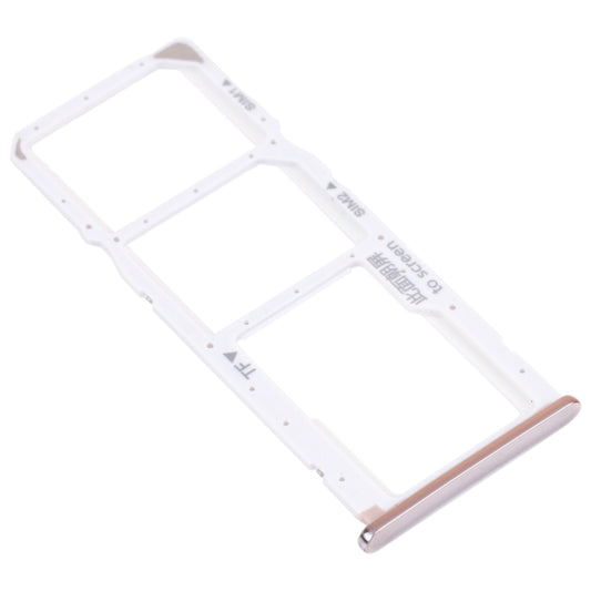 SIM Card Tray + SIM Card Tray + Micro SD Card Tray for Huawei Y7 Pro 2018 (Silver) - Card Socket by buy2fix | Online Shopping UK | buy2fix