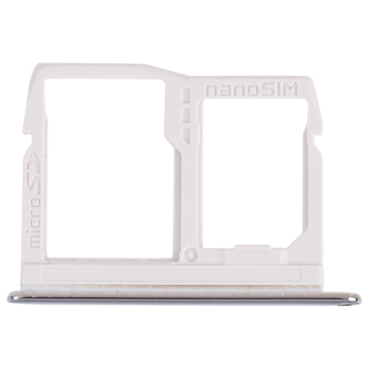 Nano SIM Card Tray + Micro SD Card Tray for LG Stylo 6 / K71 LMQ730HA, LM-Q730HA, LMQ730TM, LM-Q730TM (Grey) - For LG by buy2fix | Online Shopping UK | buy2fix