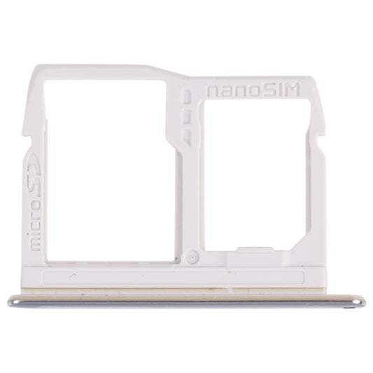Nano SIM Card Tray + Micro SD Card Tray for LG Stylo 6 / K71 LMQ730HA, LM-Q730HA, LMQ730TM, LM-Q730TM (Silver) - For LG by buy2fix | Online Shopping UK | buy2fix